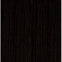 18" Deluxe DIY Weft (Clips Not Attached) Human Hair Extensions #1 Jet Black